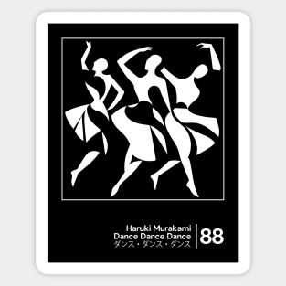 Haruki Murakami - Dance Dance Dance - Minimalist Artwork Design Magnet